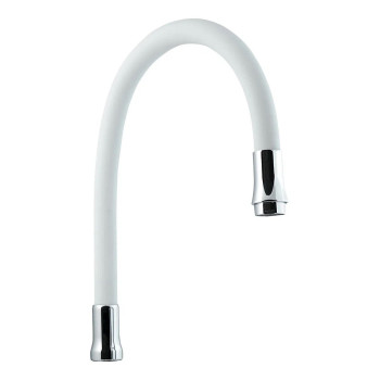 Излив гибкий Славен СЛ-ЗП-098, белый