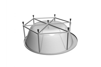 Каркас для ванны сварной Vayer EVA Гл000025687, 180x180