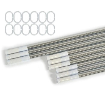 Карниз для ванной "Zollen" (арт.ZR112078242) 110-200см, d-2,5 см хром,нержавеющая сталь, с кольцами