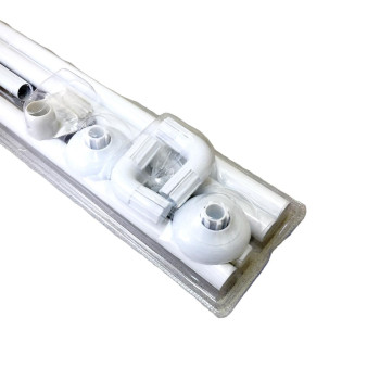 Карниз угловой для ванной  Savol SK-8017S, белый