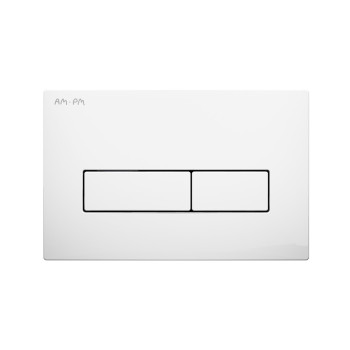 Клавиша для инсталляции, пластик, белый глянцевый