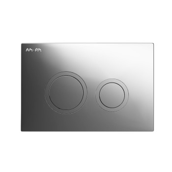 Клавиша для инсталляции, пластик, глянцевый хром