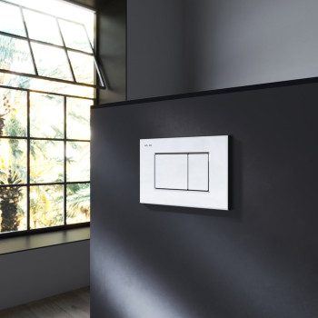 Клавиша для инсталляции, пластик, хром глянцевый