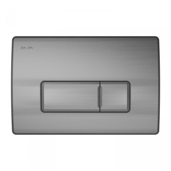 Клавиша для инсталляции пневматическая, пластик, матовый никель