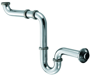 Kludi 1025505-00 Сифон трубчатый 1¼", без выпуска