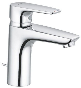 Kludi 34 290 0575 Pure&Solid Смеситель для раковины 100 мм, со сливным гарнитуром
