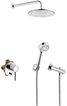 Kludi 38 631 0576 Bozz Набор для комплектации ванны 7в1, Ø250/96 мм, 1/3 режима