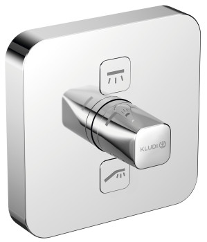 Kludi 38 711 0538 Push Смеситель для 2х потребителей (внешняя монтажная часть)