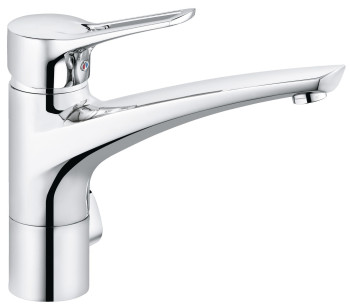 Kludi 39 906 0562 MX Смеситель для кухни 166 мм, с запорным вентилем, 15 л/мин