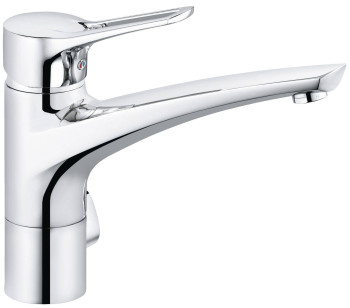 Kludi 39 907 0562 MX Смеситель для кухни 165 мм, с запорным вентилем, для безнап. водонагр., 5 л/мин