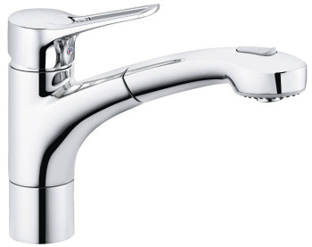 Kludi 39 941 0562 MX Смеситель для кухни 150 мм, с выдвижным изливом, 2 режима
