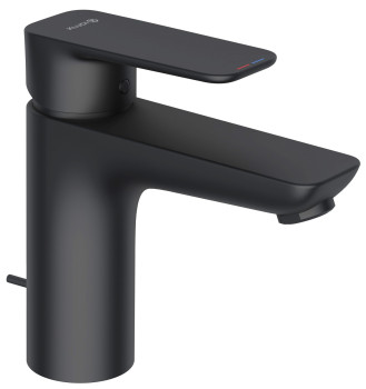Kludi 40 290 3975 Pure&Style Смеситель для раковины 100 мм, со сливным гарнитуром, 7 л/мин