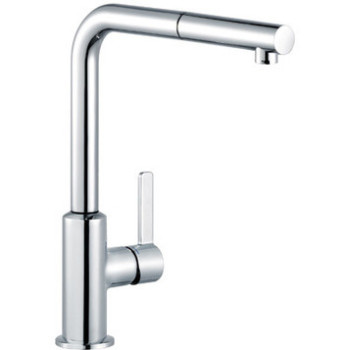 Kludi 40 851 0575 L-INE S Смеситель для кухни 265 мм, выдвижной Г излив, 8,2 л/мин