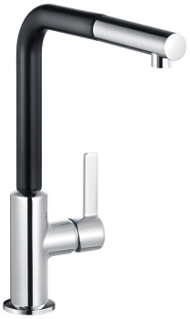 Kludi 40 851 8775 L-INE S Смеситель для кухни 265 мм, выдвижной Г излив, 8,2 л/мин
