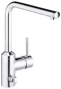 Kludi 42 816 0577 L-INE Смеситель для кухни 280 мм, с запорным вентилем, для подкл. бытовой техники
