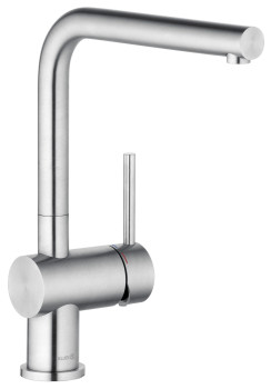 Kludi 45 803 F877 Steel Смеситель для кухни 270 мм, Г излив, 9 л/мин