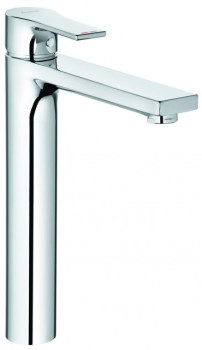 Kludi 48 256 0565 Zenta SL Смеситель для свободностоящей раковины 240 мм, гладкий, 7 л/мин