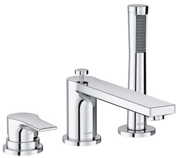 Kludi 48 448 0565 Zenta SL Смеситель на борт ванны, на 3 отв., Комплект