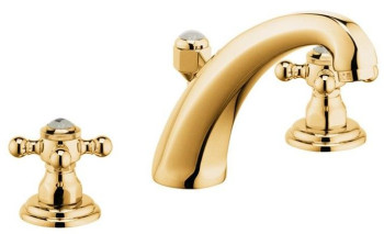 Kludi 51 043 4520 1926 Смеситель для раковины 100 мм, на 3 отв., керамика 180°, Комплект