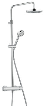 Kludi 68 092 0500 Logo Душевая система для душа, с терм., Ø200/96 мм, 1/3 режима