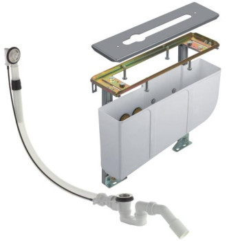 Kludi 74 802 00-00 Монтажный блок для смесителей на борт ванны, на 3 отв.