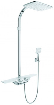 Kludi 80 200 9100 Cockpit Душевая система для душа, с термостатом, 400х260/135х135 мм, 1/1 режим