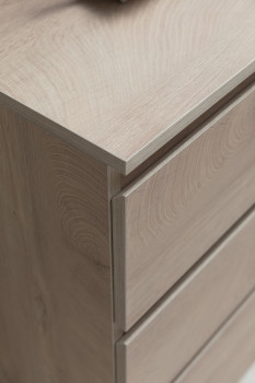 Комод Aquanet Сканди 1600x480 Дуб эдгрейн (6 ящиков)
