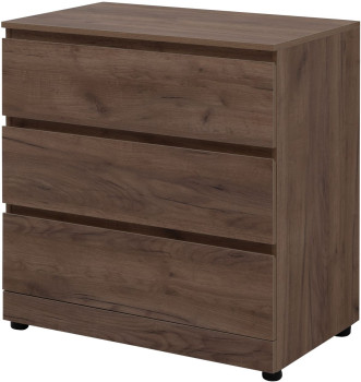 Комод Aquanet Сканди 800x480 Дуб крафт (3 ящика)