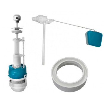 Комплект арматуры б/под., шток хром И-СБа-Бм-А-Ф Р (1-1-2-1) (ИнкоЭр)