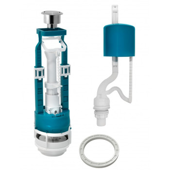 Комплект арматуры н/под. кн. хром И-СБ1-НпрНРФ-А-В Р (3-3-2-4) (ИнкоЭр)