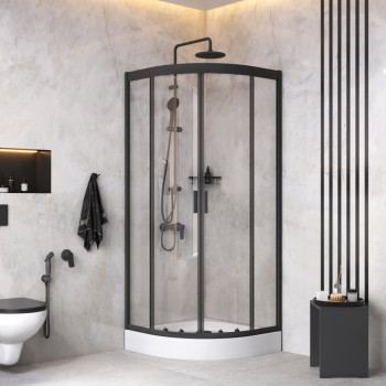 Комплект для ванной комнаты, зона помывочной 80x80 см