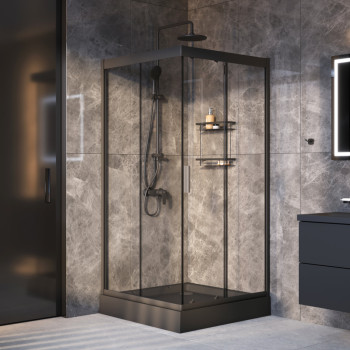 Комплект для ванной комнаты, зона помывочной 90x90 см