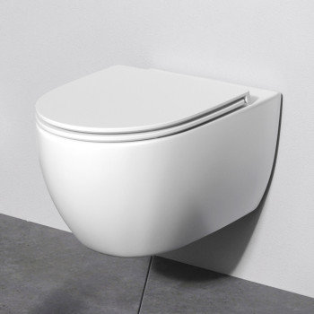 Комплект: инсталляция с подвесным унитазом FlashClean, с сиденьем микролифт и клавишей