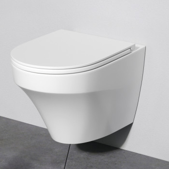 Комплект: инсталляция с подвесным унитазом FlashClean, с сиденьем микролифт и клавишей