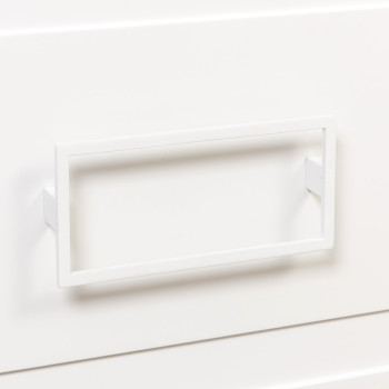 Комплект ручек La Fenice Cubo Bianco белый 80 мм., два ящика