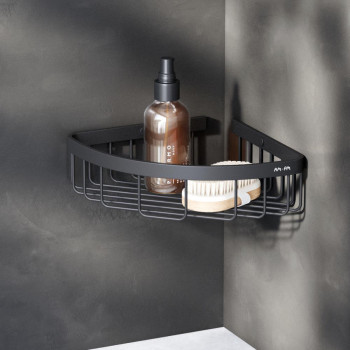 Корзина для душа угловая