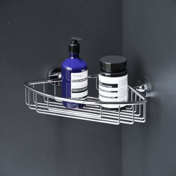 Корзина для душа угловая