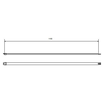 Кронштейн EXCELLENT для серии Fabrika (черный мат)