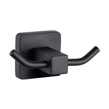 Крючок для ванной комнаты двойной Maretti Umbria Black UMB53299, черный