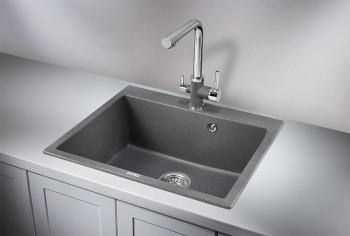 Кухонная мойка Granula 6001, ГРАФИТ