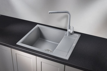 Кухонная мойка Granula 6002, АЛЮМИНИУМ