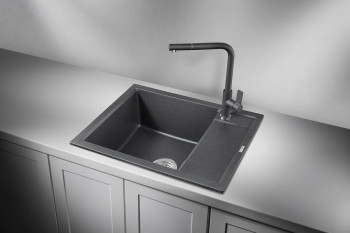 Кухонная мойка Granula 6002, ЧЁРНЫЙ