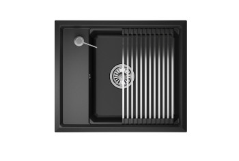 Кухонная мойка Granula 6004, ЧЁРНЫЙ