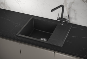 Кухонная мойка Granula 6202, ЧЁРНЫЙ