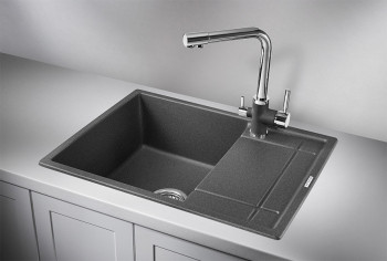 Кухонная мойка Granula 6501, ГРАФИТ