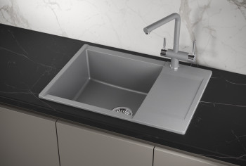 Кухонная мойка Granula 7003, АЛЮМИНИУМ