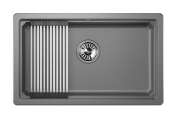 Кухонная мойка Granula 7303U, АЛЮМИНИУМ