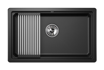 Кухонная мойка Granula 7303U, ШВАРЦ
