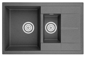 Кухонная мойка Granula 7802, ГРАФИТ