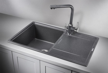 Кухонная мойка Granula 7804, ГРАФИТ